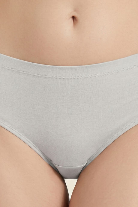 Zivame Medium Rise Full Coverage Hipster Panty (Pack of 3) - Multicolor — image 13